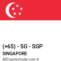sg country code|Singapore Country Code 65 .
